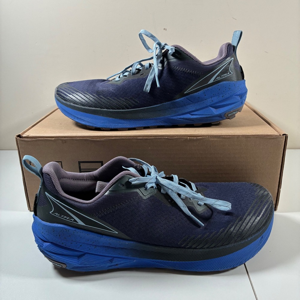 Altra Experience Wild 2 Men 13 Blue Navy Trail Running Shoes AL0A85RX401